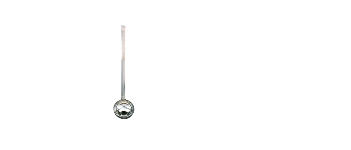 Edelstahl-Schöpfkelle Ø 16 cm 100 cl Griff 45 cm Pro.cooker
