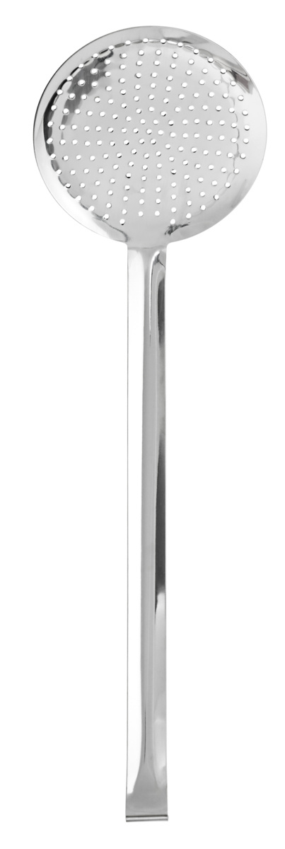 Schaumlöffel aus Edelstahl Ø 20 cm Griff 50 cm Pro.cooker