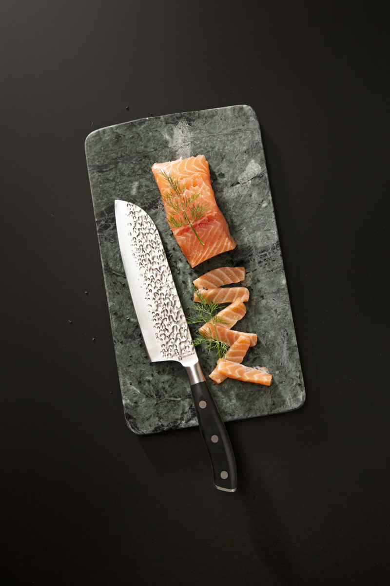 Santokumesser 18 cm Edelstahl POM einfarbig Okito Pro.cooker