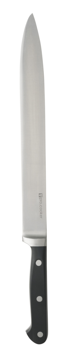 Schneidemesser 25 cm Stahl Kunststoff einfarbig Qualicoup Pro.cooker