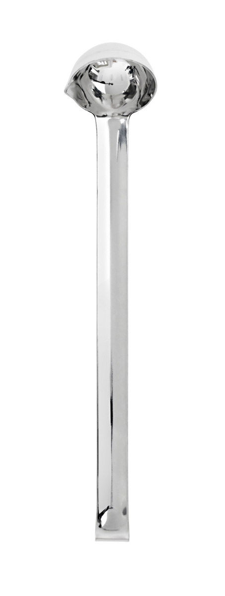 Beutelflasche mit Ausguss aus Edelstahl Ø 6 cm 6 cl Griff 27,5 cm Pro.cooker