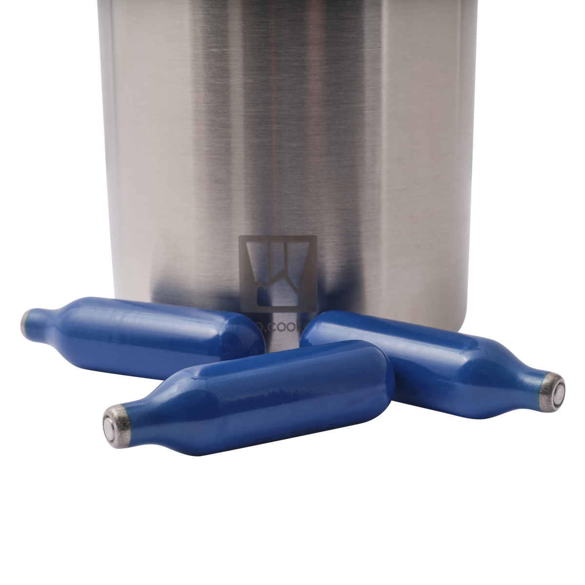 Gaspatronen für Sahnesiphon aus Stahl 14,5x7x5,5 cm Pro.cooker