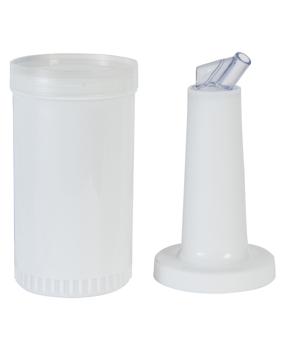 Ausgießerflasche weiß Ø 9 cm 17 cm 1 L Pro.mundi