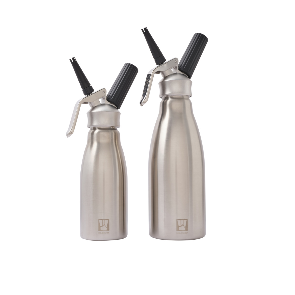Edelstahl-Sahnesiphon 0,5 L Ø 9,6 cm 31,3 cm Pro.cooker