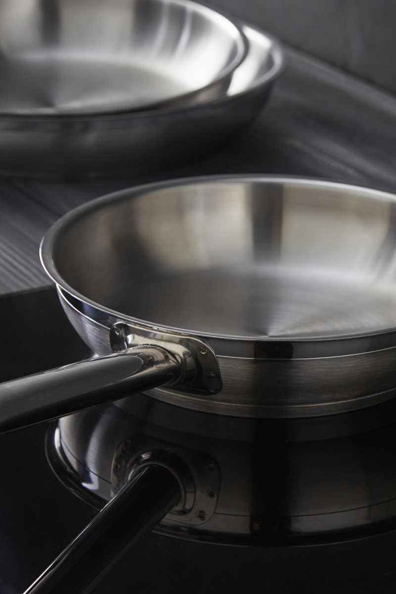 Edelstahlpfanne Ø 20 cm 4,5 cm Qualiplus Pro.cooker