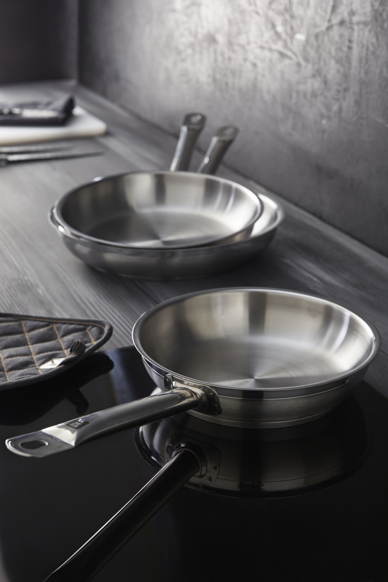 Edelstahlpfanne Ø 20 cm 4,5 cm Qualiplus Pro.cooker