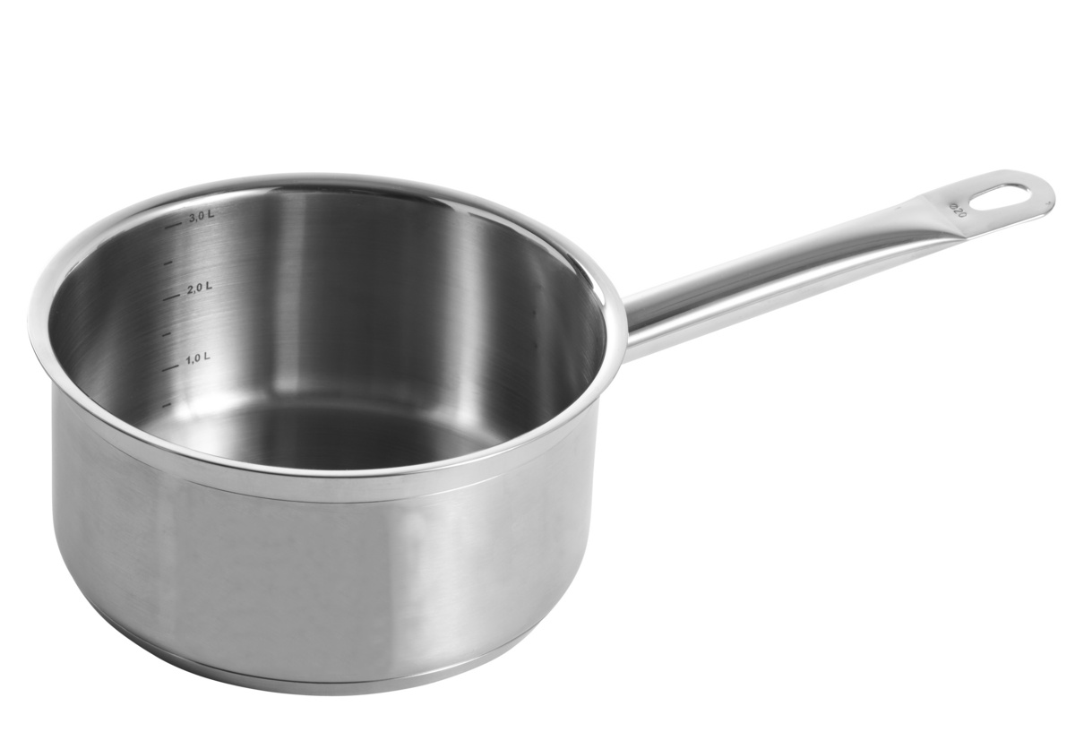 Edelstahl-Kasserolle Ø 12 cm 7 cm 0,7 L Qualiplus Pro.cooker