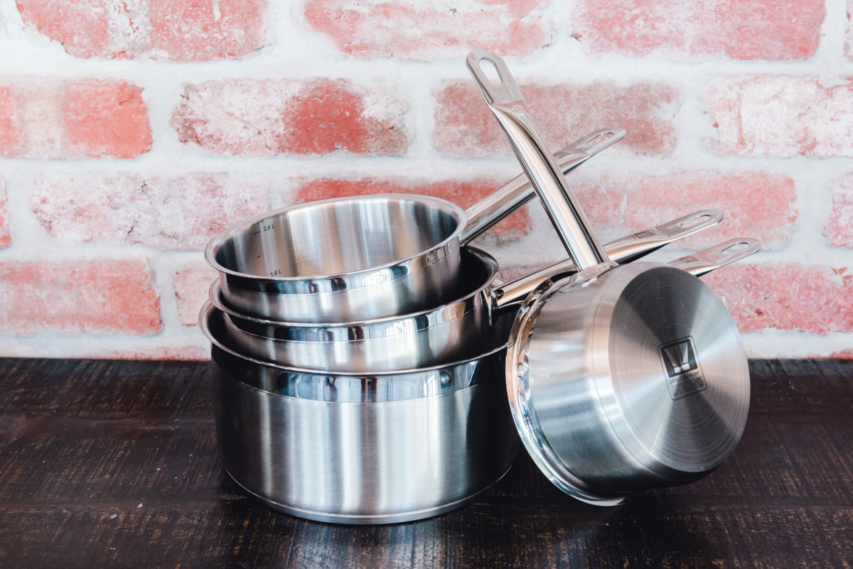 Edelstahltopf Ø 20 cm 10 cm 3,1 L Qualiplus Pro.cooker