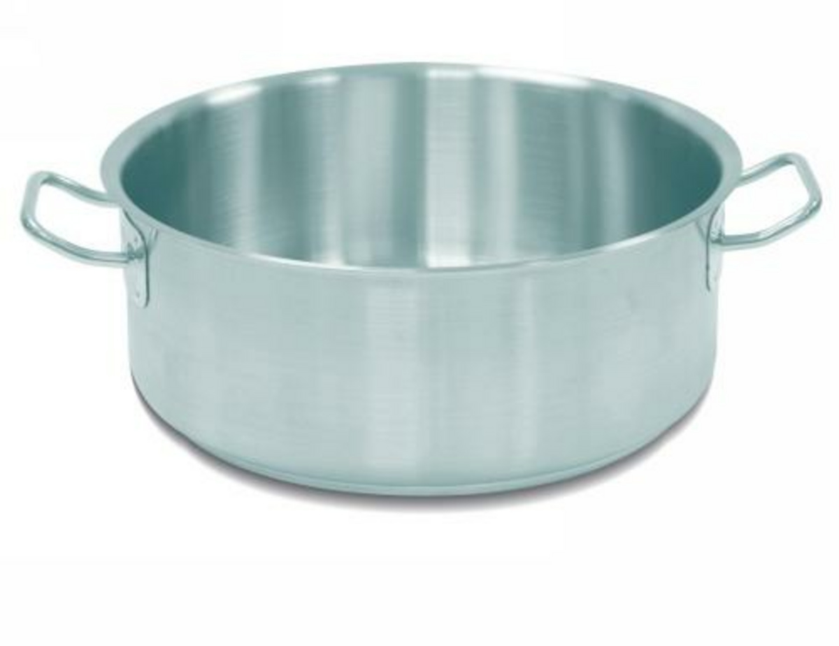 Edelstahl-Topf Ohne Beschichtung Ohne Deckel Ø 32 cm 16 cm 12,5 L Ecoplus Pro.cooker