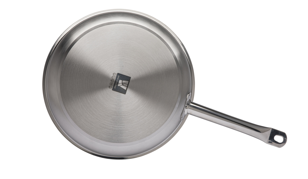 Edelstahlpfanne Ø 32 cm 5,5 cm Qualiplus Pro.cooker