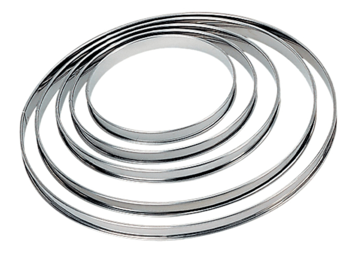 Tortenring aus Edelstahl Ohne Beschichtung Ø 28 cm 2 cm Pro.cooker