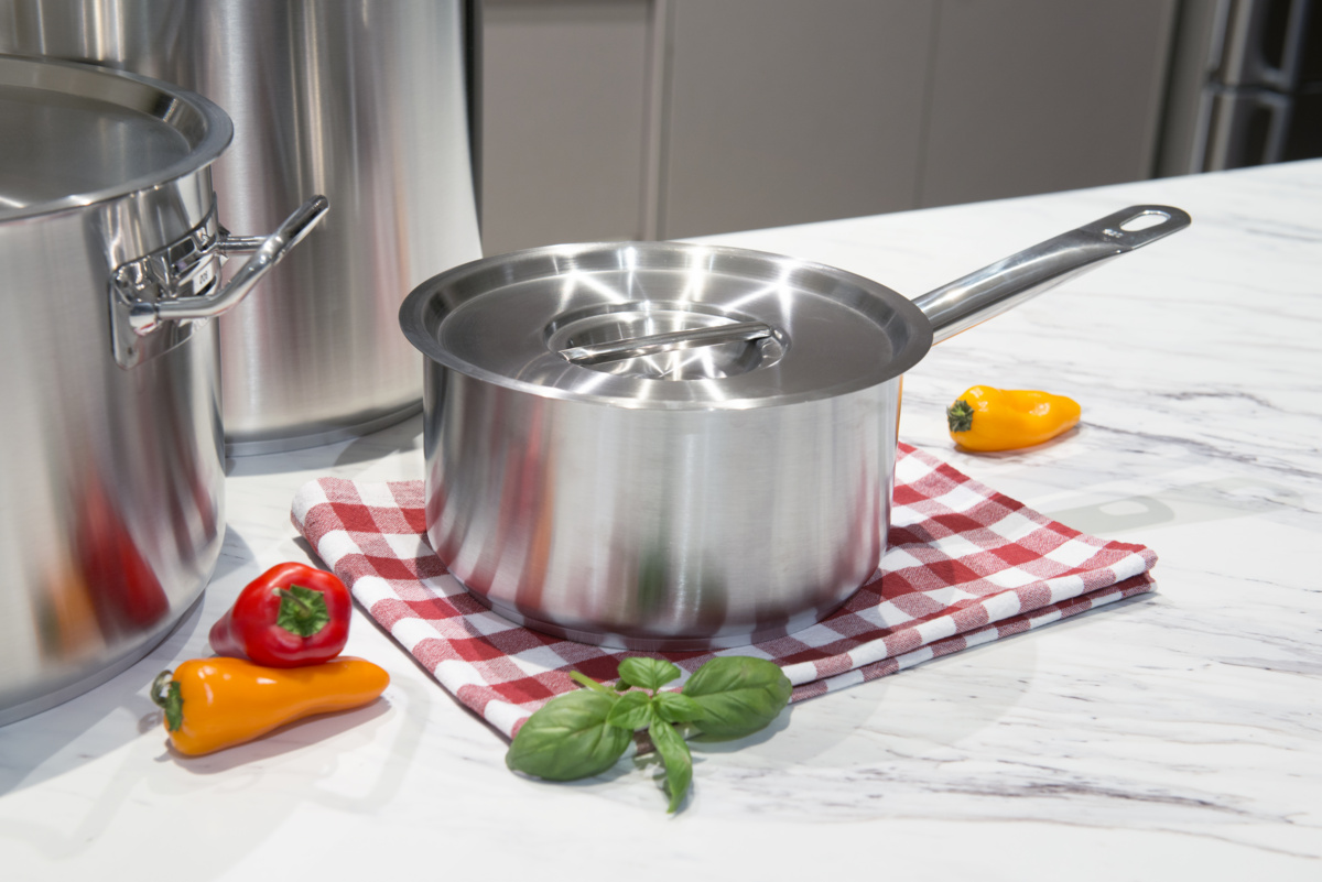 Edelstahltopf Ø 12 cm 6 cm 0,7 L Ecoplus Pro.cooker
