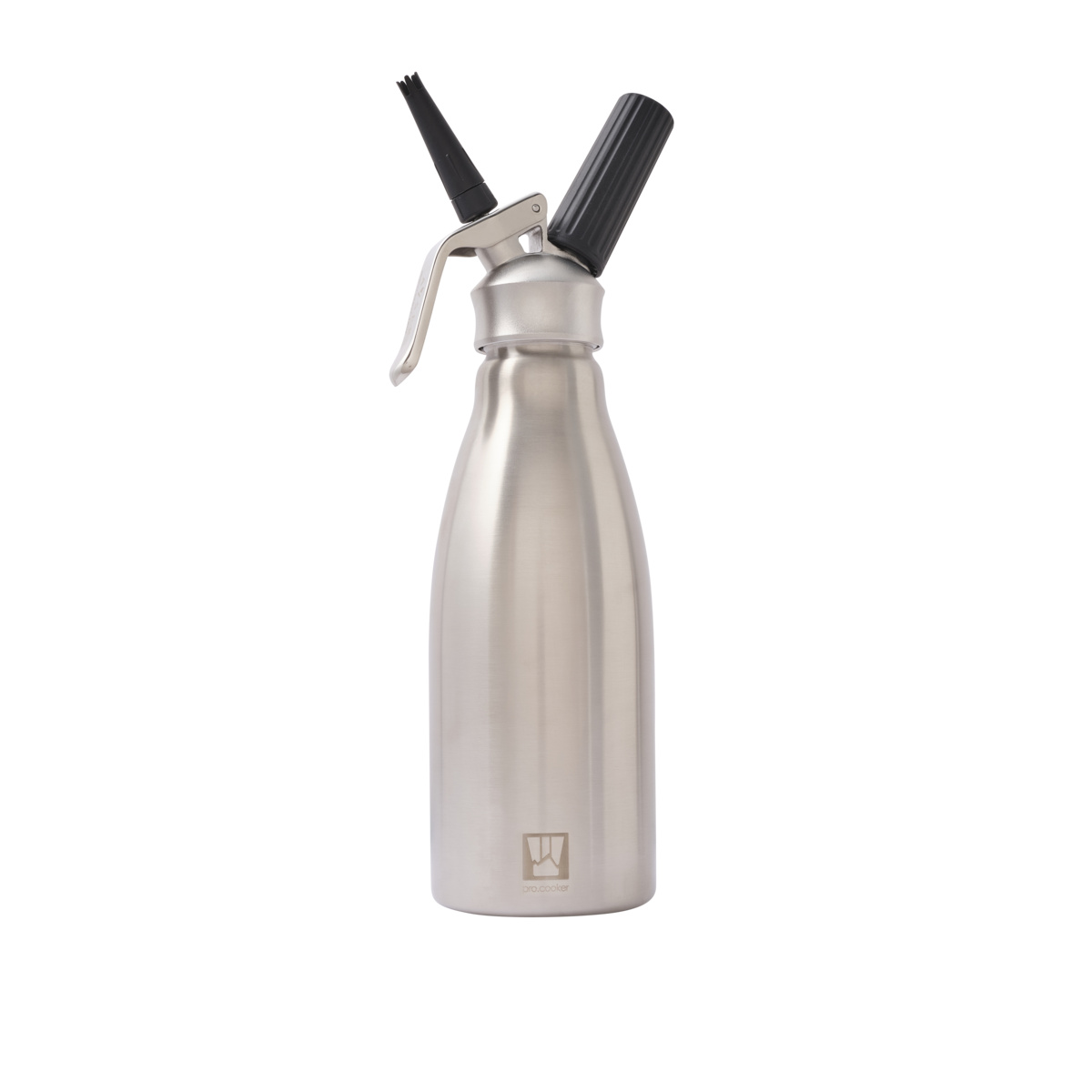 Edelstahl-Sahnesiphon 0,5 L Ø 9,6 cm 31,3 cm Pro.cooker