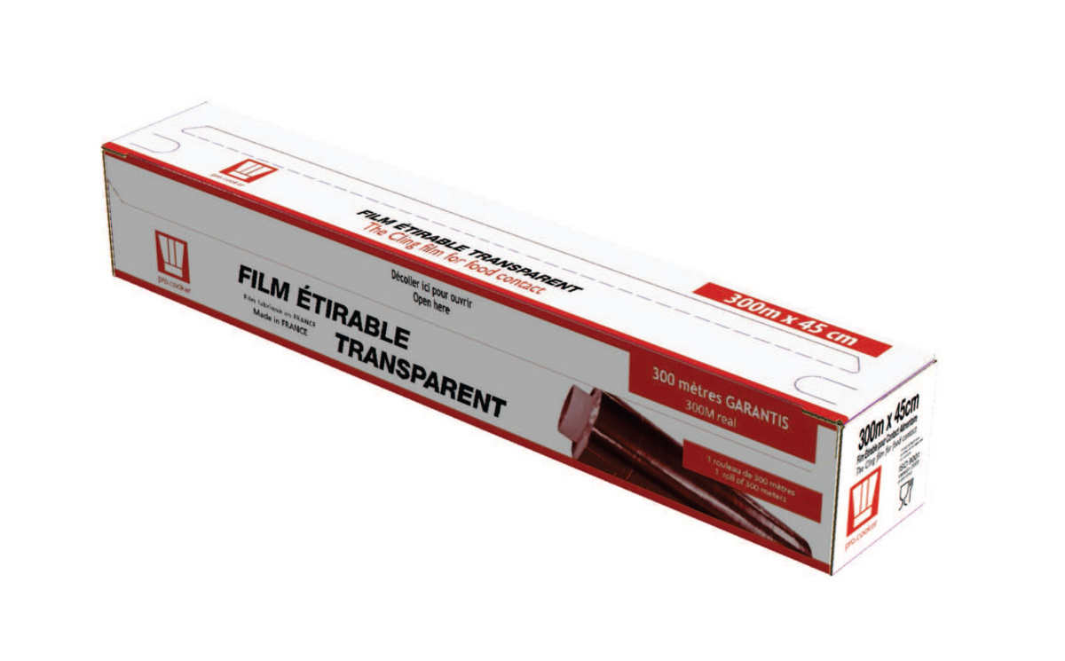 PVC-Folie 300 m x 30 cm Pro.cooker
