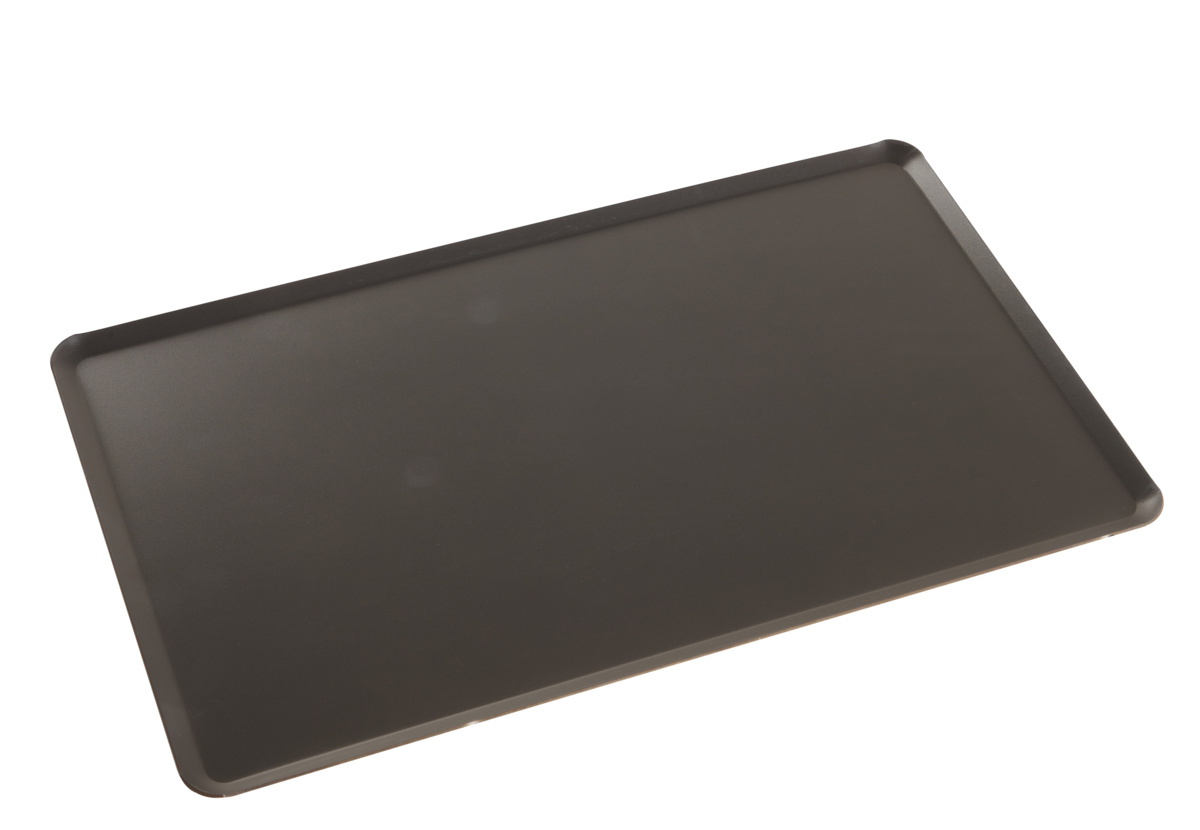 Unperforierte Kochplatte aus Aluminium GN 1/1 53x32,5 cm 2 mm gequetschte Ränder Pro.cooker