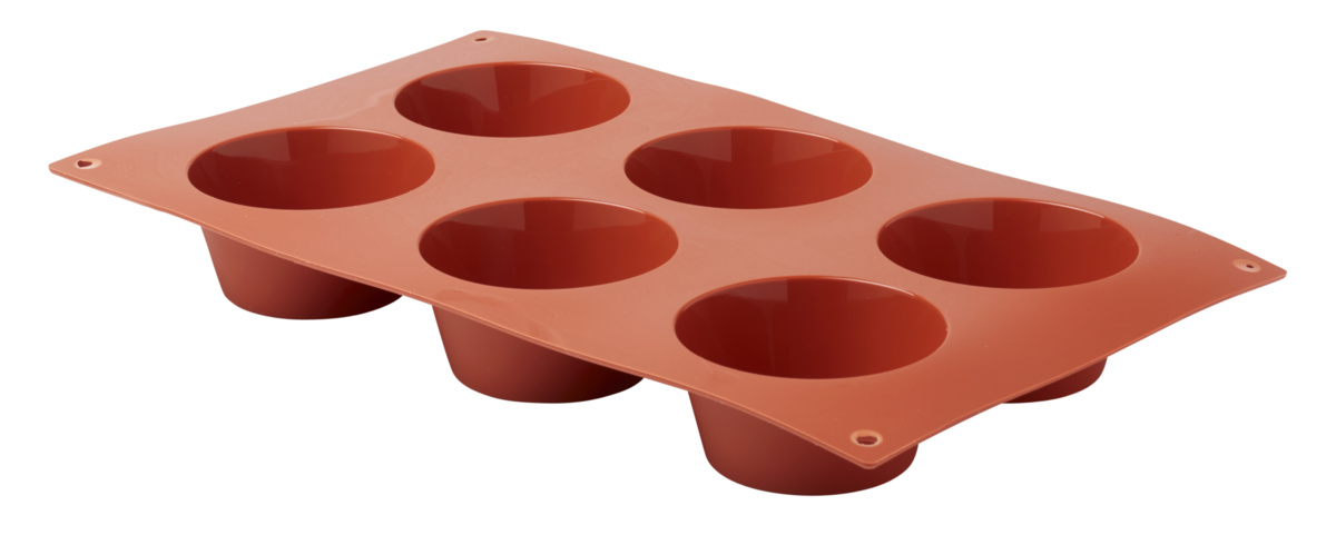 Backform für 6 Muffins Silikon GN 1/3 29,5x17,5x3,5 cm Pro.cooker
