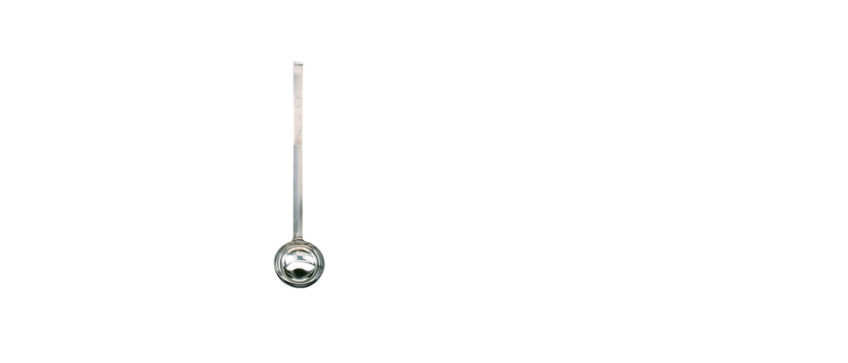 Edelstahlschöpflöffel Ø 12 cm 50 cl Griff 38 cm Pro.cooker