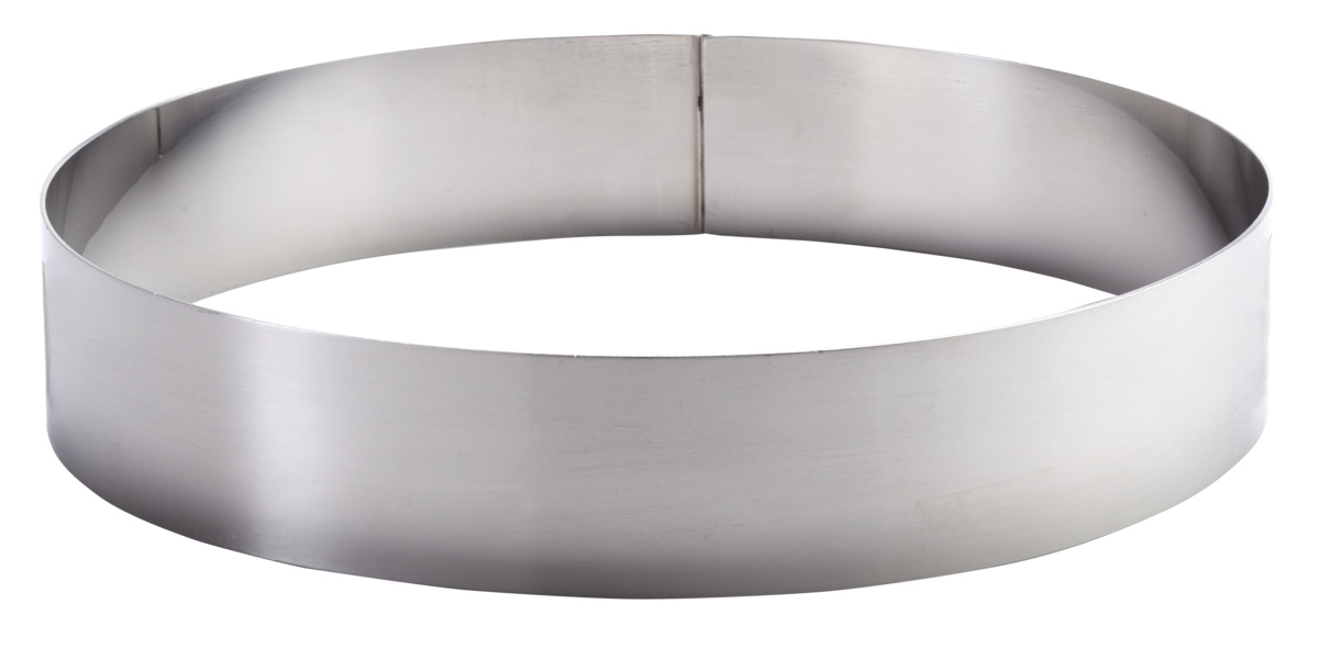 Edelstahl-Schaumring Ohne Beschichtung Ø 24 cm 4,5 cm Pro.cooker