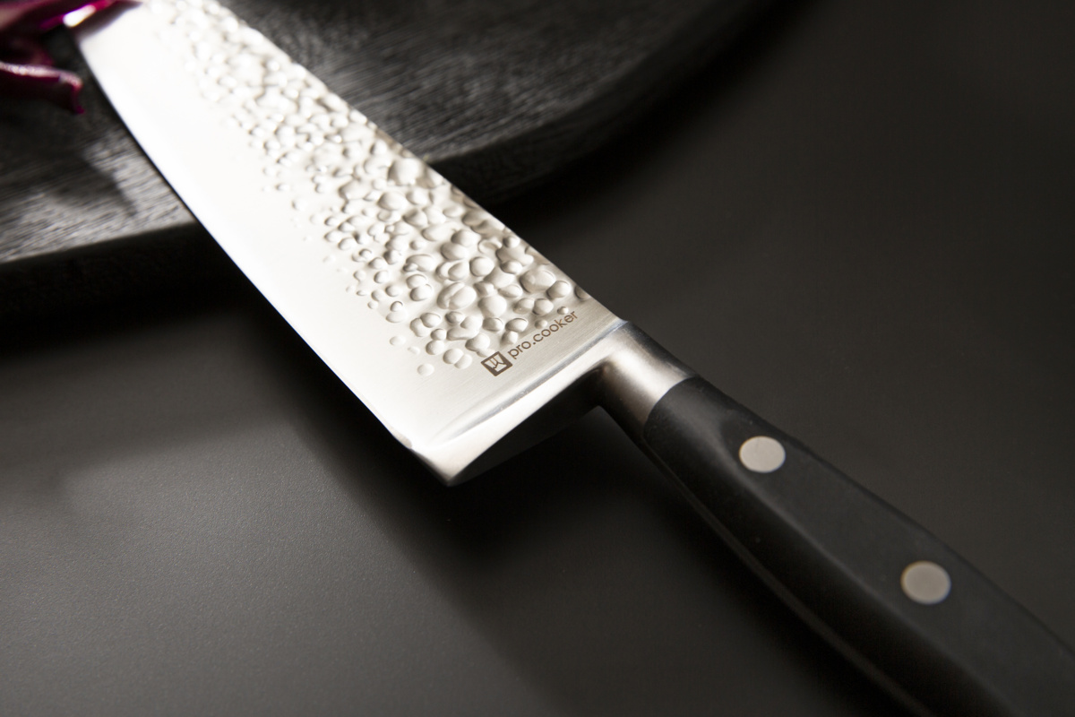 Kochmesser 20 cm Edelstahl einfarbig POM Okito Pro.cooker