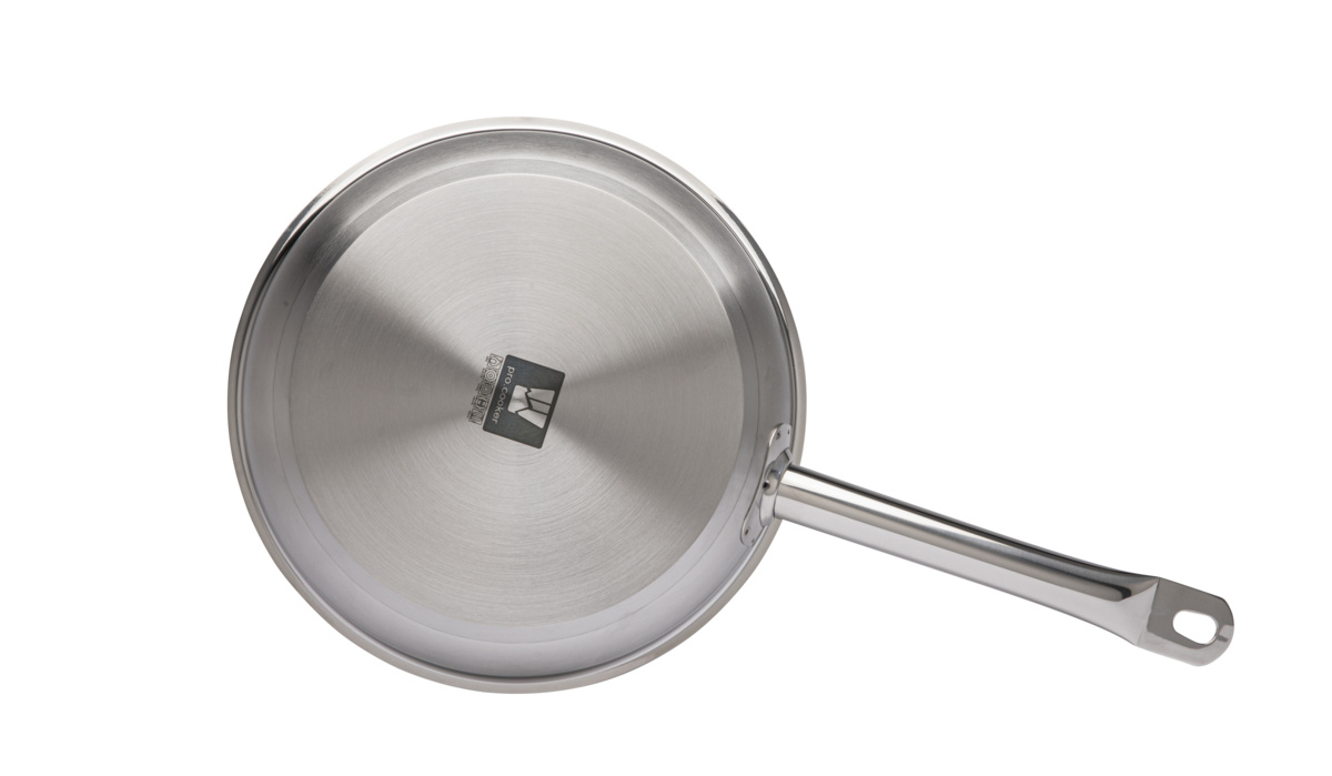 Edelstahlpfanne Ø 28 cm 5,5 cm Qualiplus Pro.cooker