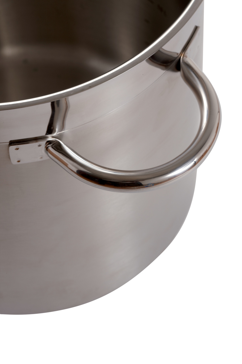 Edelstahl-Bräter Ohne Beschichtung Ohne Deckel Ø 28 cm 17,5 cm 10,7 L Qualiplus Pro.cooker