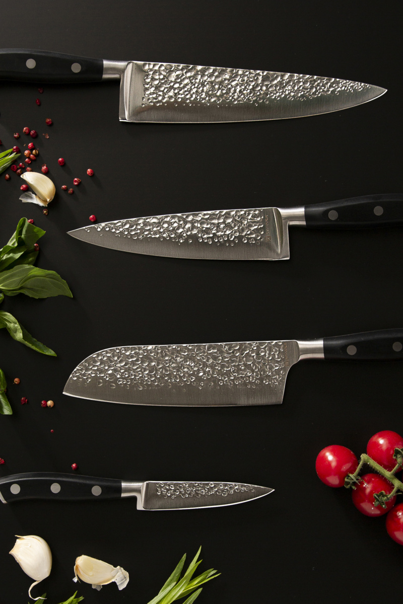 Santokumesser 18 cm Edelstahl POM einfarbig Okito Pro.cooker