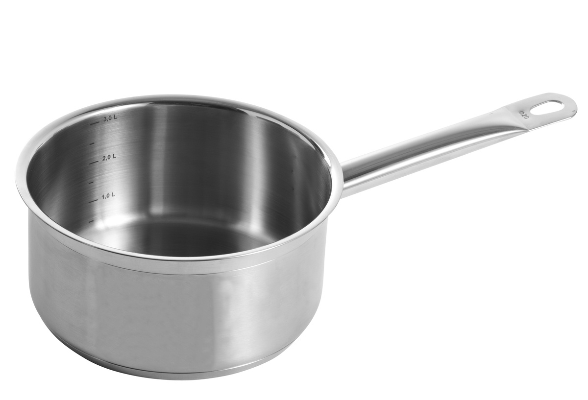 Edelstahl-Kochtopf Ø 18 cm 9 cm 2,2 L Qualiplus Pro.cooker
