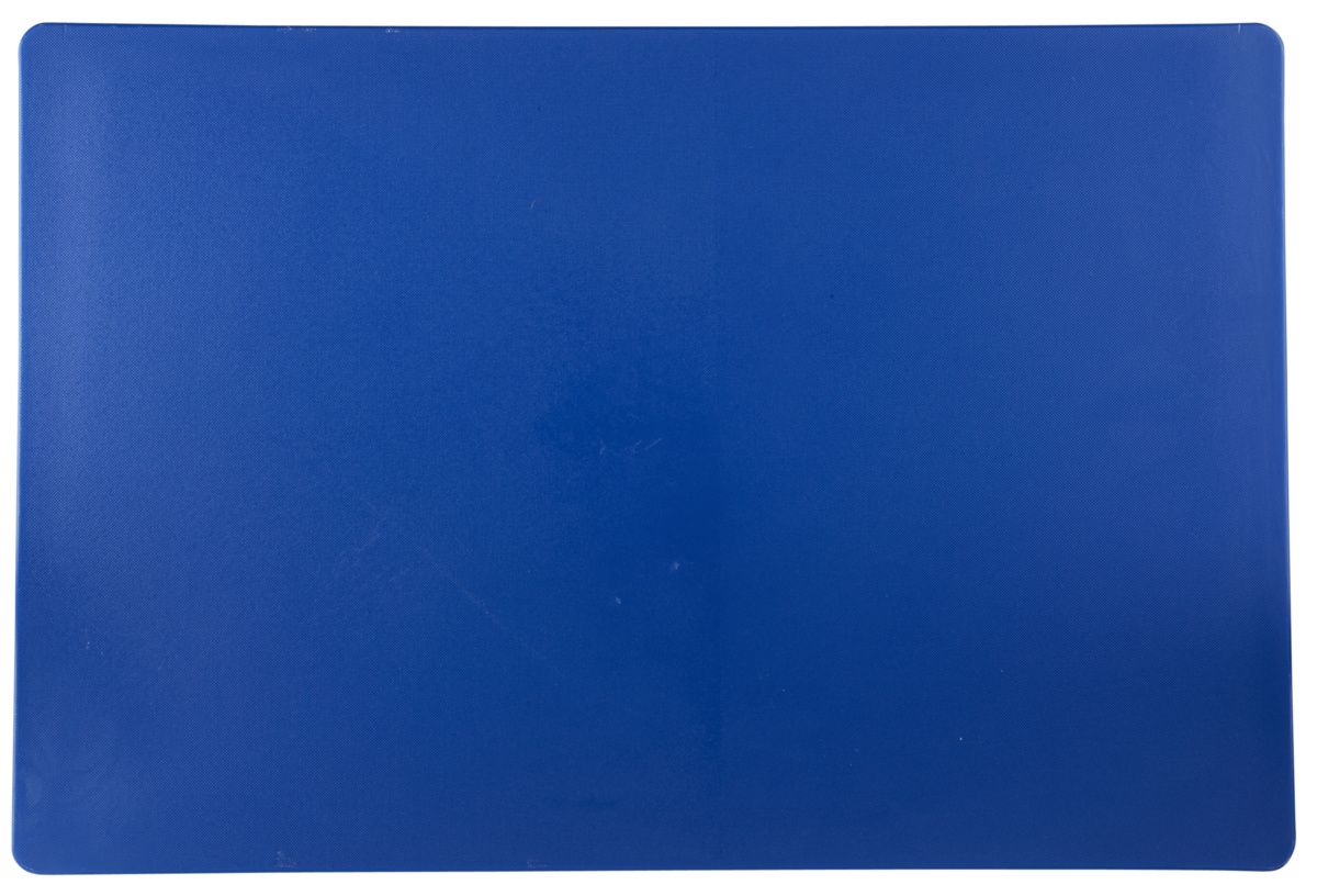Schneidebrett aus hochdichtem Polyethylen (HDPE) blau 53x32,5x2 cm GN 1/1 ohne Saftrille wendbar Pro.cooker